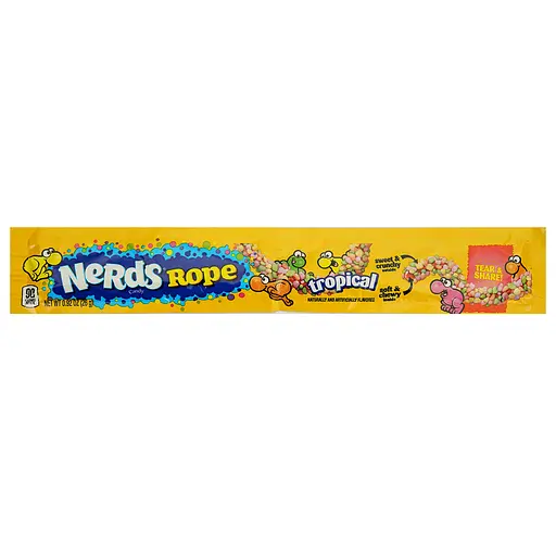 Конфеты желейные Nerds Тропическая с драже 26 г
