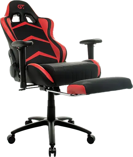 Геймерское кресло GT Racer черное с красным (X-2534-F Black/Red) - фото 7