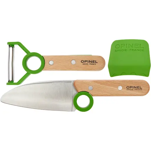 Набір ножів Opinel Le Petite Chef Green VRI Inox