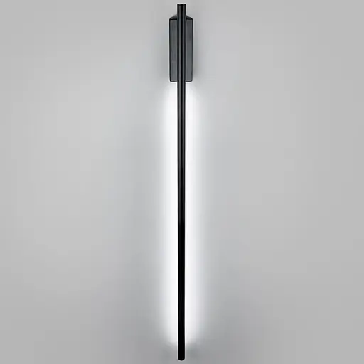 Сучасне лінійне бра з прямокутною основою 100 см Line F Арт. C21/1000 BK - фото 1