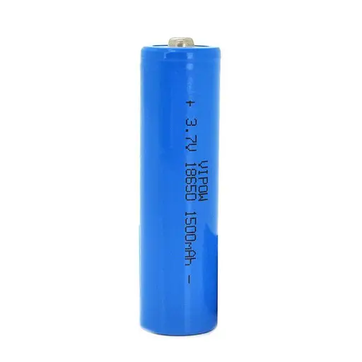 Аккумулятор 18650 Li-Ion Vipow ICR-18650 TipTop 3.7V 1500mAh