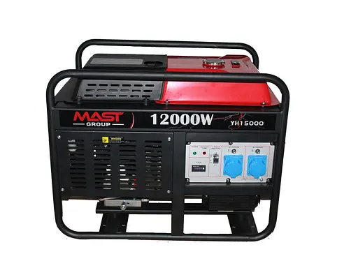 Бензиновий генератор MAST GROUP + газова плитка Orcamp CK-505 + 4 газових картриджа 400 мл та лійка (KYH15000) - фото 2