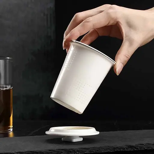 Чашка-заварник Bonston Total White BC-03 450 мл - фото 10