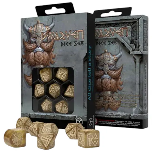 Набір кубиків Dwarven Dice Set: Gold , 7 шт. (RDWA08)