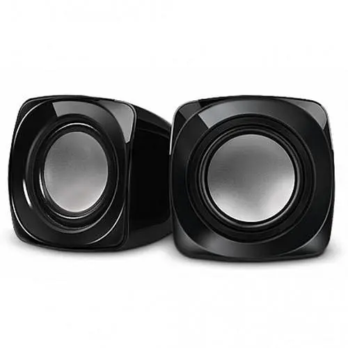 Колонки 2.0 REAL-EL S-20 Black, 2 x 3 Вт, пластиковий корпус, живлення від USB