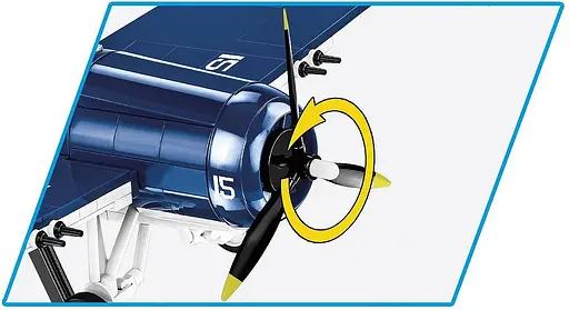 Конструктор COBI літак 1:32 F4F WILDCAT 5731 - фото 7