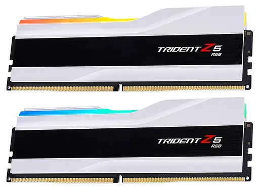 Оперативна пам'ять G.Skill 64GB (2x32GB) DDR5 6400MHz Trident Z5 RGB White (6400J3239G32GX2-TZ5RW)