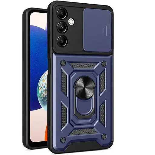 Чехол Ummi Camshield Serge Ring для Samsung Galaxy A56 5G Синий