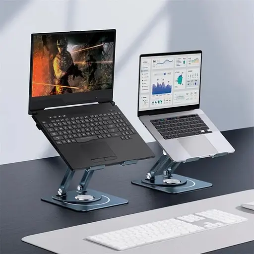 Подставка для ноутбука Baseus UltraStable Pro Series Rotatable and Foldable Laptop Stand (Three-Fold Version) Space Grey - фото 7