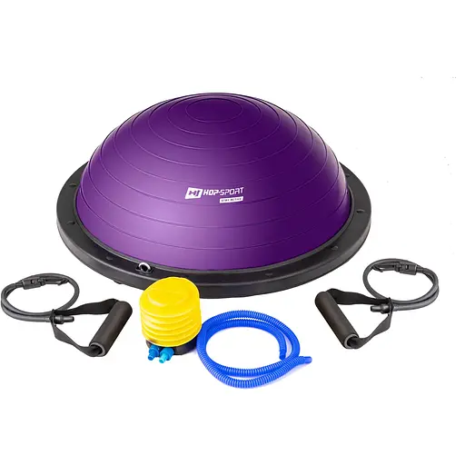 Балансировочная полусфера Hop-Sport HS-L058 фиолетовая - фото 6