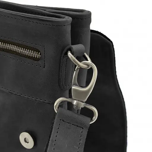 Кожаная мужская сумка через плечо TARWA 25х24х5 см sum0025354 - фото 9