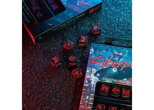 Набор кубиков Cyberpunk Red Essential Dice Set , 6 шт. (SCPE01) - фото 8