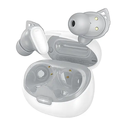 Бездротові TWS навушники Hoco EW203, вакуумні, BT5.4, 40mAh, 400mAh, 7h, white - фото 3