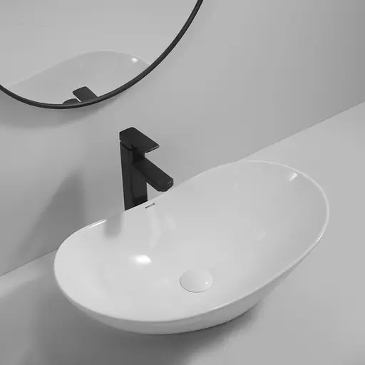 Умивальник накладний Mixxus Premium Wave-0105 620x360x160 мм MP6555, Білий - фото 4