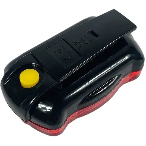 Фонарик мигалка светодиодный Good Bike Hero 5 LED 7 режимов красный свет (94316-IS) - фото 4