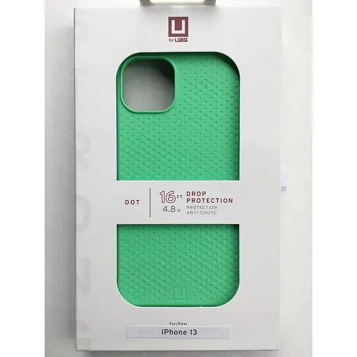Оригинальный противоударный силиконовый чехол UAG DOT Silicone для iPhone 13 Spearmint (11317V317777) - фото 2
