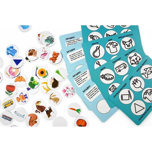 Детское лото "Ассоциации" 2255-UM 6 полей, 84 фишки - фото 2