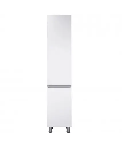 Пенал Мойдодир MoonShine П-38 білий глянсовий підлоговий, Білий - фото 3