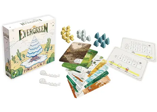 Настольная игра Games 7 Days Evergreen: сосны и кактусы (Evergreen: Pines and Cacti) (англ.) + QR-код на укр. правила (HG171) - фото 4