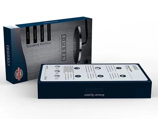 Душова система Dusel Lacio Chrome (231155000), Хром - фото 8