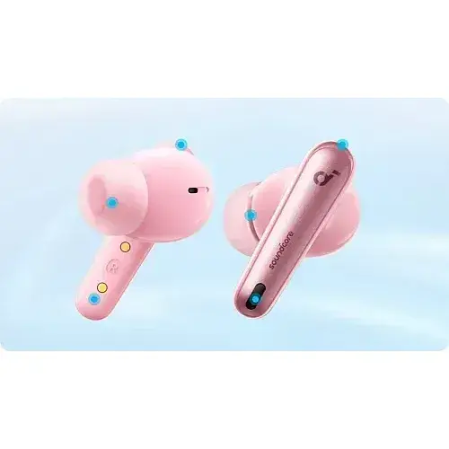 Наушники TWS Anker SoundCore Liberty 4 NC Pastel Pink (A3947G51) RU - фото 3