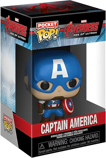 Набор Funko Pop Марвел Капитан Америка Marvel Captain America с футболкой 4 см FP M CA TS L - фото 3
