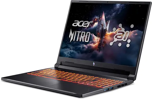 Ноутбук Acer 16 Nitro V 16 ANV16-42 WUXGA IPS/AMD R7-260/16GB/1TB/RTX 5070 8GB/Linux/Black (NH.U1FEU.003) - фото 2