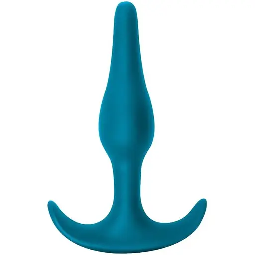 Анальна пробка Lola Games Plug Smooth Aquamarine 12.5 см (синій)