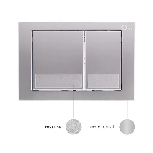 Набір Q-tap інсталяція 3 в 1 Nest QT0133M425 з панеллю змиву круглою QT0111M11112CRM + унітаз з сидінням Crow QT05335170W - фото 8