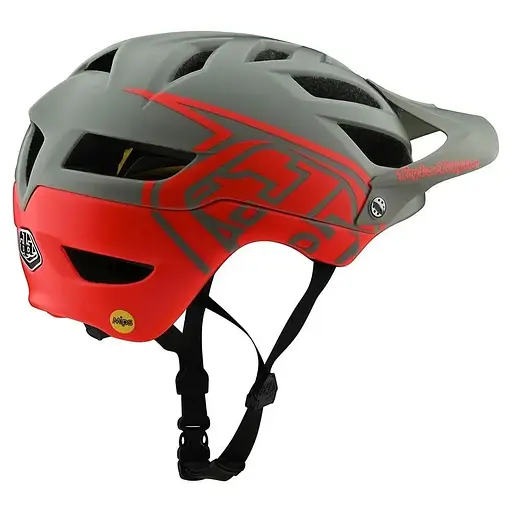 Велошолом Troy Lee Designs A1 Mips Classic Grey/Orange XS (1106-190111110) - фото 2