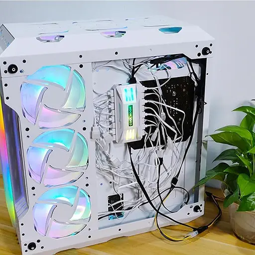 Контролер Coolmoon PWM ARGB controller (CM-PA1-W) White - фото 5