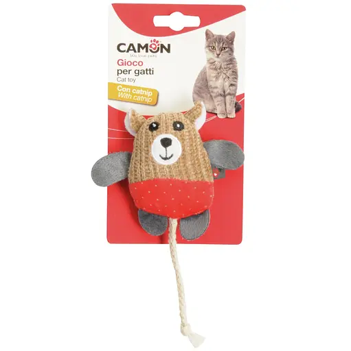 Іграшка для котів Camon фантастичні звірята з поліестеру та котячої м'яти 10 см в асортименті (AG129) - фото 2