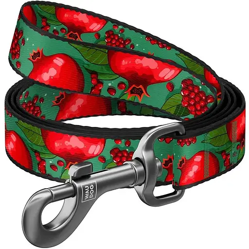 Повідець для собак нейлоновий Waudog Nylon Гранати M Ш 20 мм Дов 200 см - фото 1