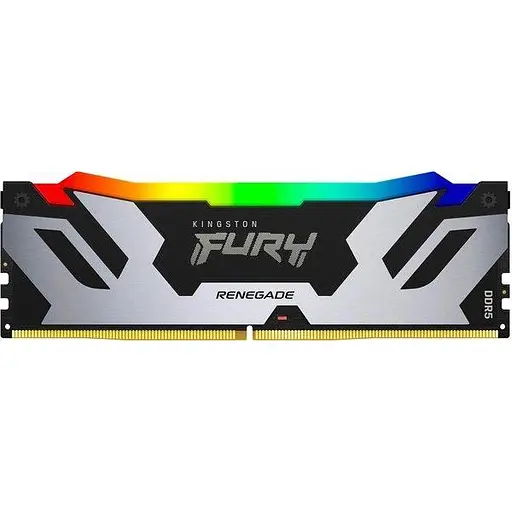 Память для настольных компьютеров Kingston Fury 32 ГБ (2x16 ГБ) DDR5 6400 МГц Renegade Silver RGB (KF564C32RSAK2-32) - фото 2