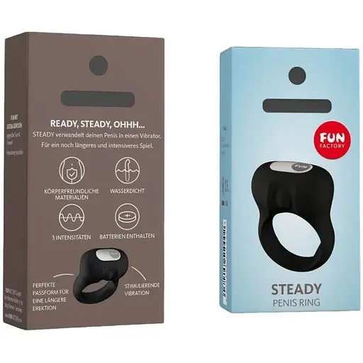 Ерекційне віброкільце Fun Factory Steady - фото 3