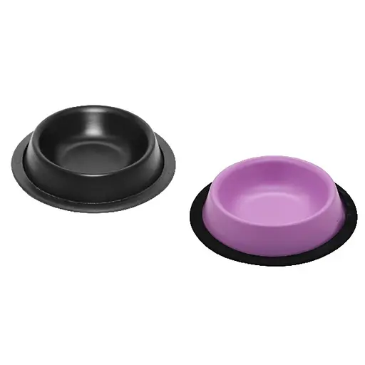 Миска для котів TatraPet з нержавіючої сталі з карбуванням в асортименті 250 мл 11 см 