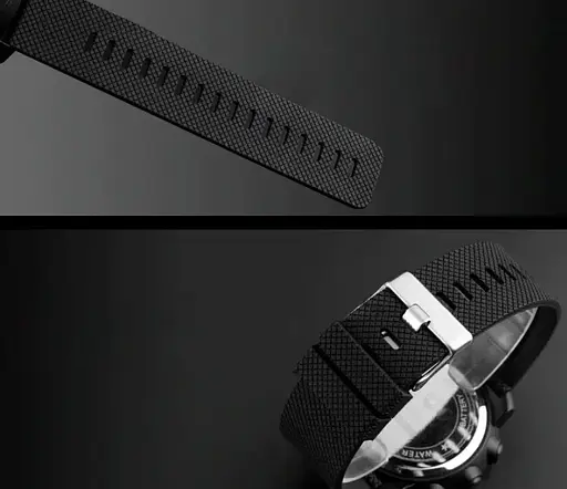 Мужские спортивные часы Skmei 1213 dekker чорные с красным - фото 5