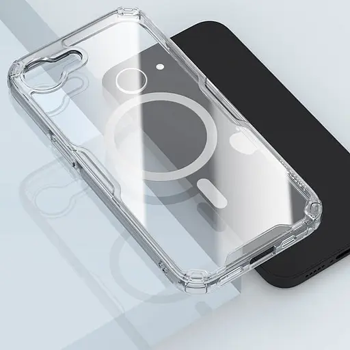 Чохол Nillkin TPU Nature Pro Magnetic для Apple iPhone 16e 6.1 Безбарвний прозорий - фото 6