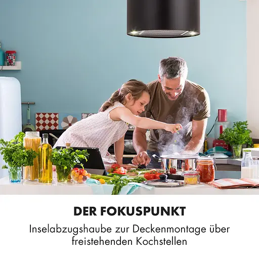 Вытяжка Klarstein Barett 558 м³/час островная (10032303) - фото 3