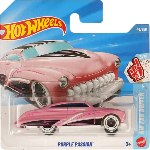 Базова машинка Hot Wheels HW Fan Driven Purple Passion  рожева (5785) JJJ17-N521 - фото 1
