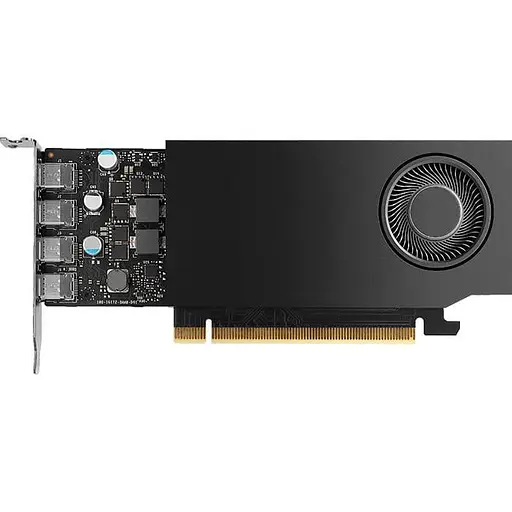 Видеокарта PNY RTX A400 4GB PRO 64B (VCNRTXA400-SB) (GDDR6, 64 bit, PCI-E v4.0 x8) - фото 1