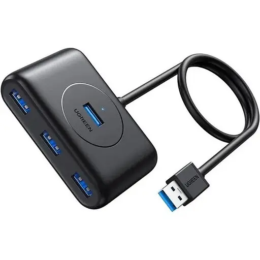 Хаб разветвитель Ugreen CR113 Usb 3.0 Hub 1m на 4 порта UGR-20291 - фото 1