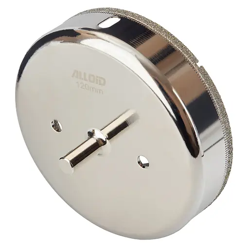 Свердло корончате Alloid Building Tools алмазне по склу та кераміці 120 мм (GS-50120) - фото 1