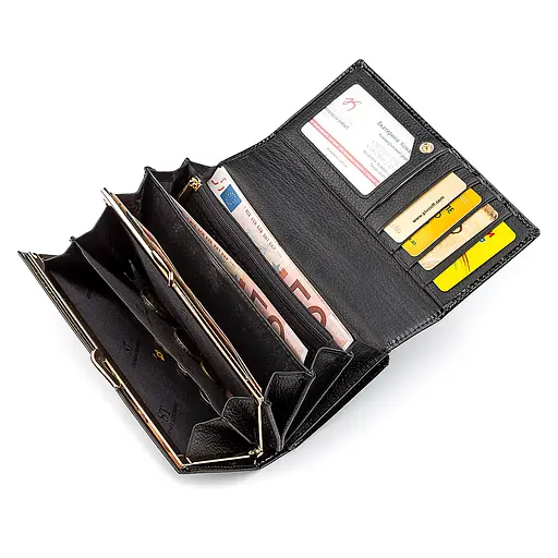 Кожаный женский кошелек (S9001A) ST Leather 17.5х9х3.5 см acs0015540 - фото 4