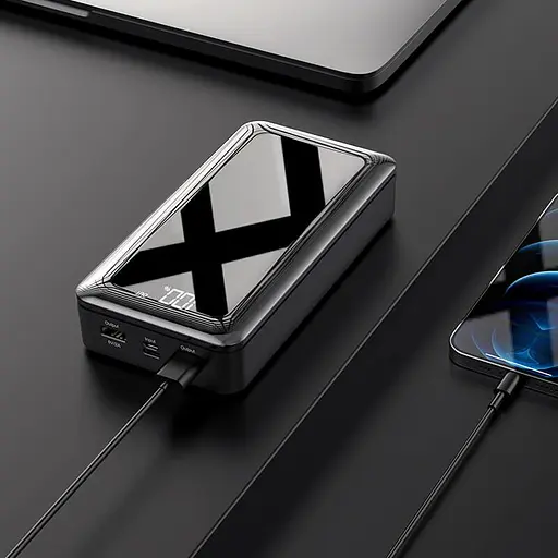 УМБ BOROFONE Extreme power bank BJ8 30000mAh зовнішній акумулятор чорний - фото 4