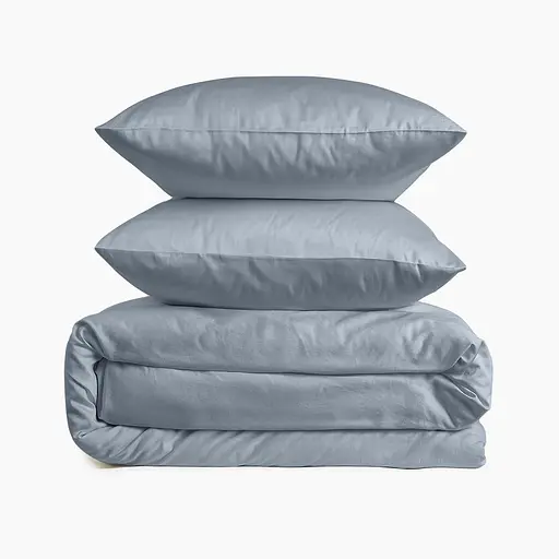 Простирадло на резинці МВМ My Home Місячне сяйво 160x200 см хмарно-сіре (BL-FS-18 CLOUDY GRAY) - фото 4