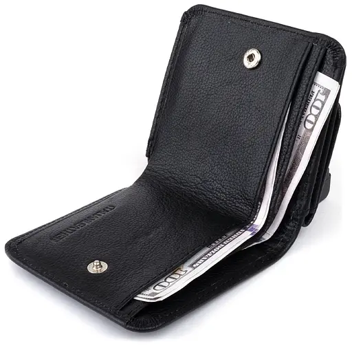 Кожаный женский кошелек ST Leather 9.5х9х1 см acs0015239 - фото 4