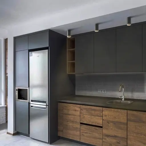 Світильник Videx під лампу GU10 SPF05A накладний чорний - фото 3