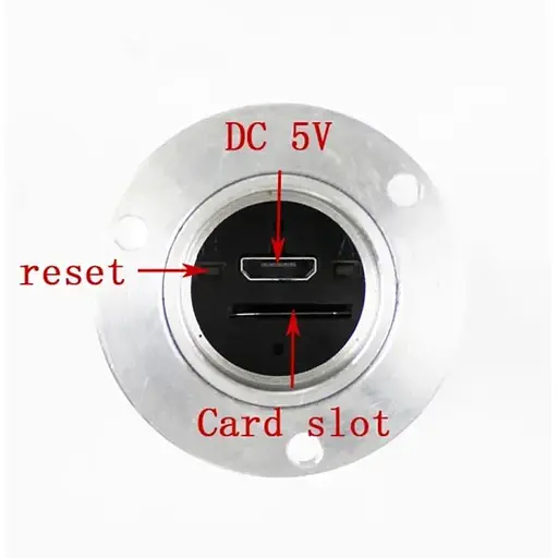 Відеовічко HQCam 405B wifi c датчиком руху, підсвічуванням і записом 2 Мп сріблясте - фото 3