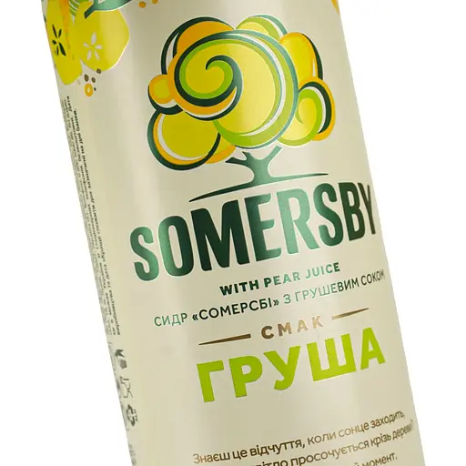 Сидр Somersby з грушевим соком 4.7% з/б 0.5 л - фото 5